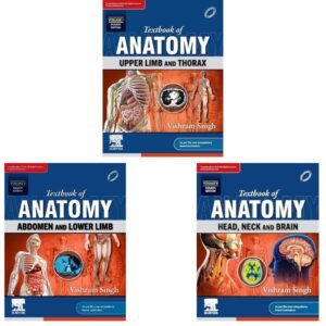 Textbook Of Anatomy:Upper Limb And Thorax, Vol 1, Abdomen And Lower Limb, Vol 2, Head, Neck And Brain, Vol 3, 4Th Edition ( 3 Book Set ) Special MBBS 1St Yer Student